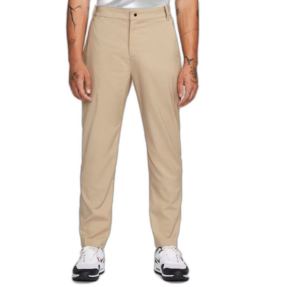 Nike Mens Tan Dri-Fit Flat Front Straight Leg Chino Golf Pants Size 36 X 30